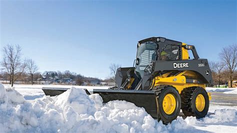 john deere skid steer plows|skid steer snow plow for sale.